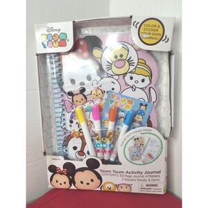 Disney's Tsum Tsum Activity Journal 60 pages Color & Sticker Journal School Gift